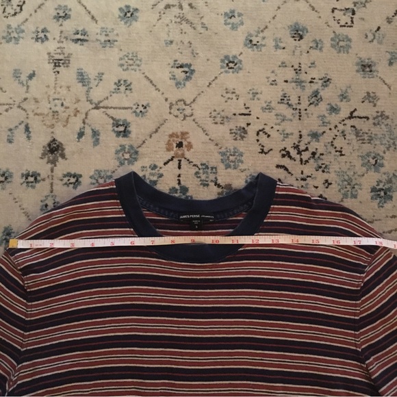 James Perse navy/orange retro tee size 3 (L) - Picture 8 of 10